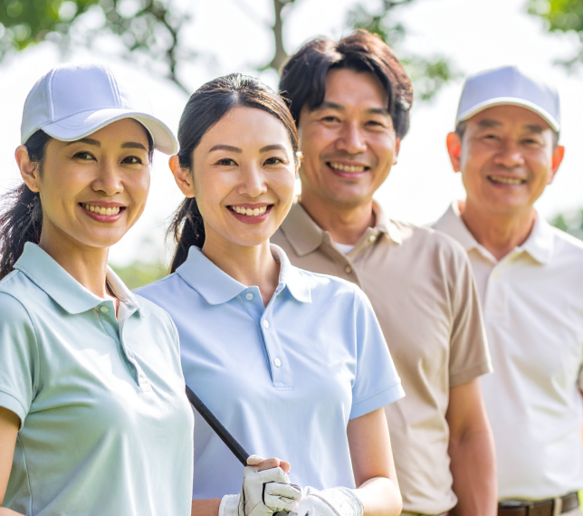 ゴルファー集合写真